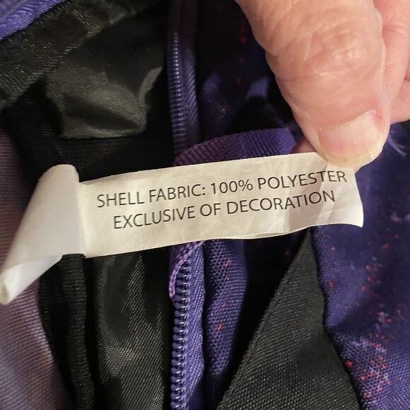 Adidas Black Purple Pink Bat Bag. Several Pockets. Excellent Used Condition - Picture 12 of 15